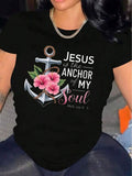 Womens TShirt Comfortable Crew Neck Casual Cotton Blend ShortSleeves Soft Breathable Top Womenswear Tshirt Summer Spring Streetwear Fabric