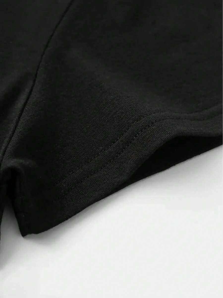 Lightweight And Durable Black Short-Sleeve T-Shirt With A Striking Slogan: 'I Don't Need Anger Management; I Need Others To Stop Bothering Me.' ' Perfect For Casual Outings