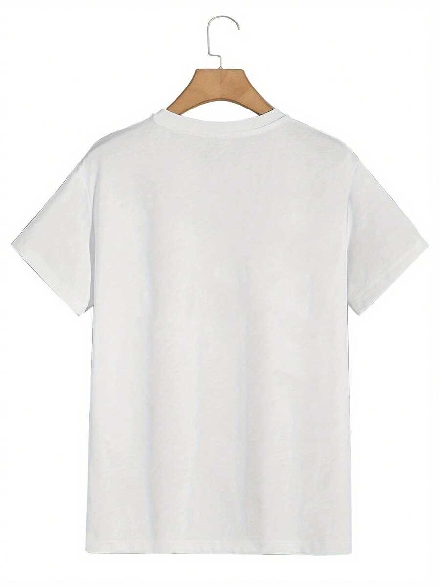 Happy 2025 New Women'S Solid Color Printed T-Shirt, Short Sleeve, Suitable For All Seasons, Suitable For Outdoor, Home, And Sports Headwear Gift, Soft, Skin-Friendly, Comfortable