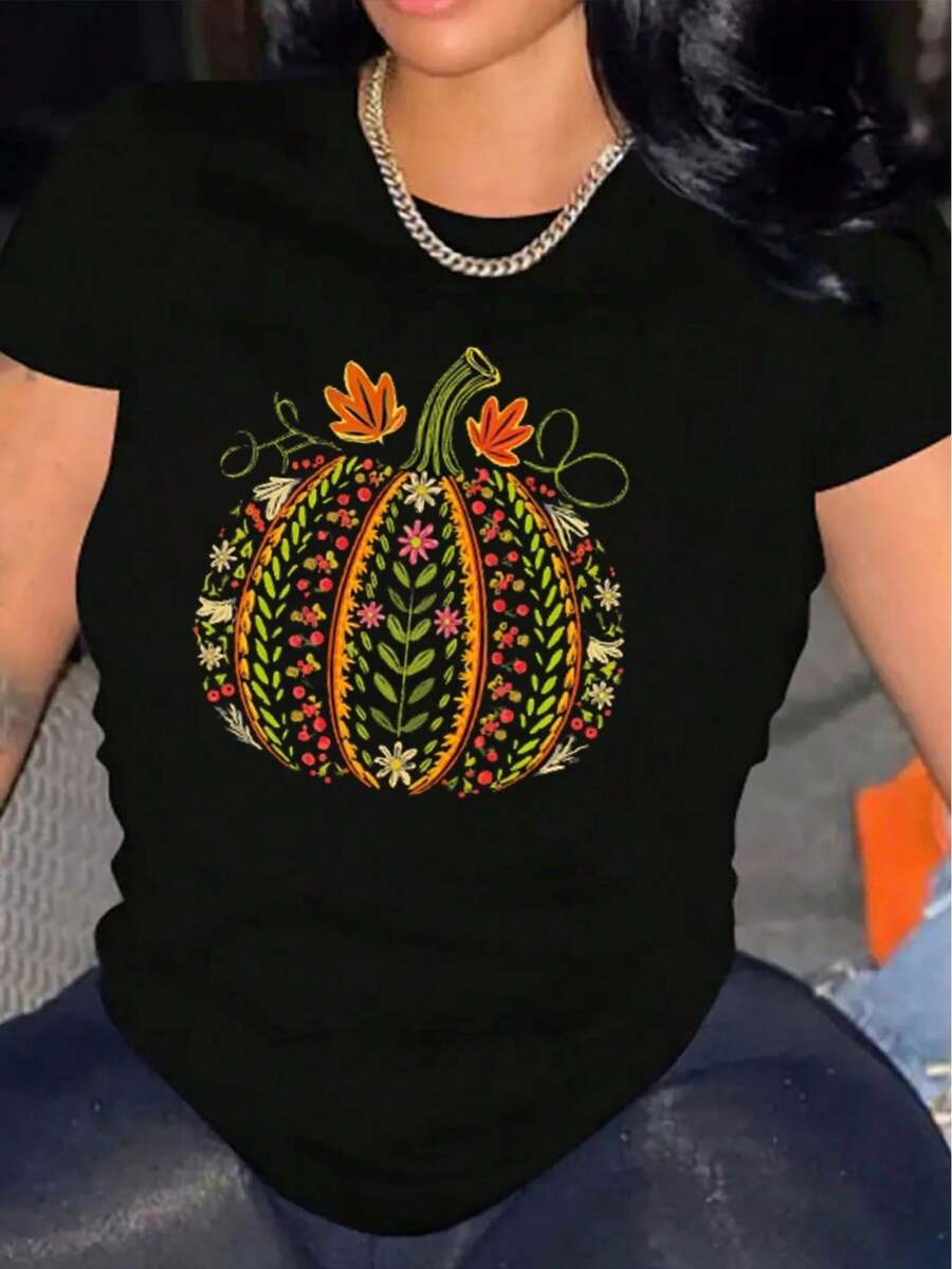 Womens TShirt Comfortable Crew Neck Casual Cotton Blend ShortSleeves Soft Breathable Top Womenswear Tshirt Summer Spring Streetwear Fabric