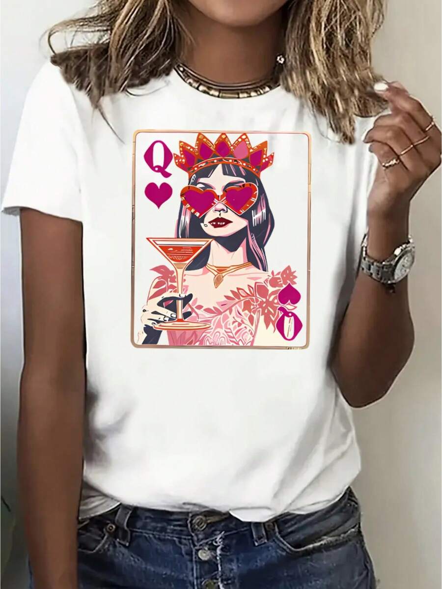 A Stylish Solid Color Loose T-Shirt With A Round Neck And Short Sleeves, Comfortable And Breathable