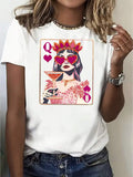 A Stylish Solid Color Loose T-Shirt With A Round Neck And Short Sleeves, Comfortable And Breathable