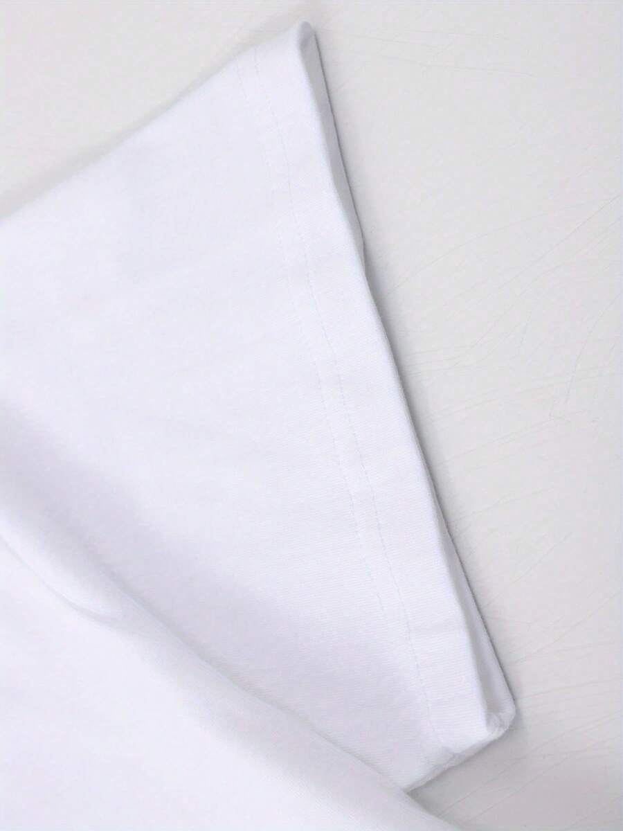 A Stylish Solid Color Loose T-Shirt With A Round Neck And Short Sleeves, Comfortable And Breathable