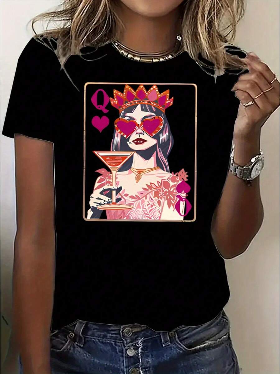 A Stylish Solid Color Loose T-Shirt With A Round Neck And Short Sleeves, Comfortable And Breathable