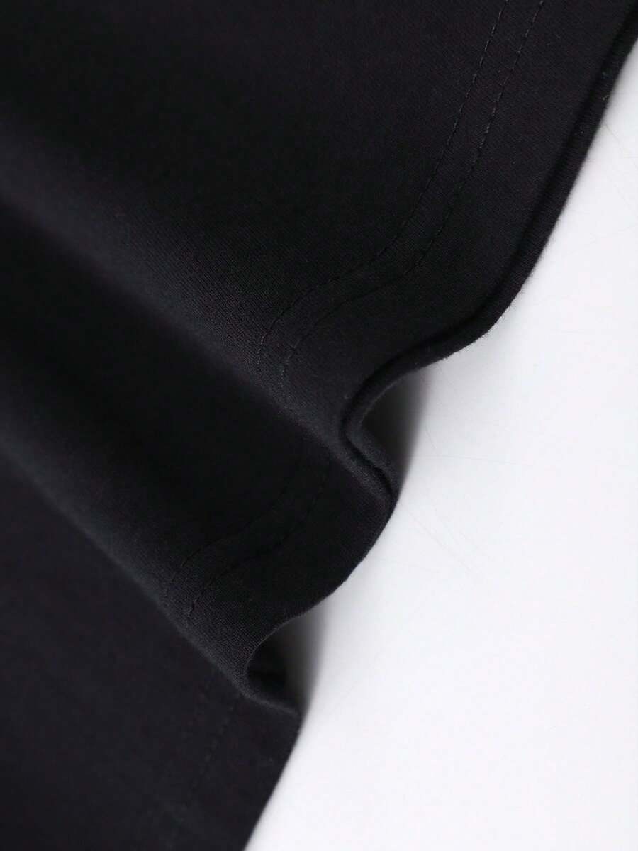 A Stylish Solid Color Loose T-Shirt With A Round Neck And Short Sleeves, Comfortable And Breathable