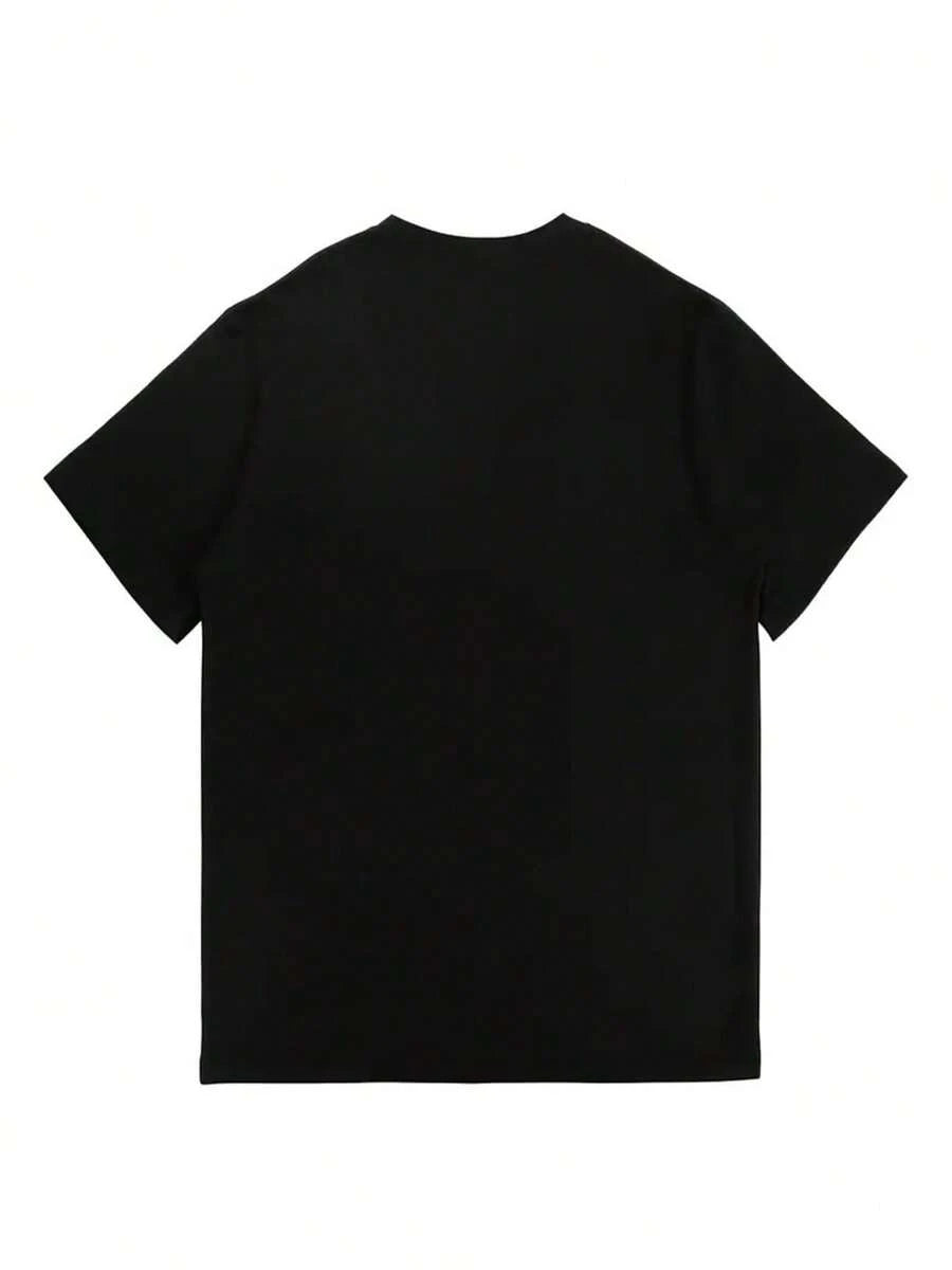 Wo White Short Sleeve Casual T-Shirt| Elegant Round Neck Graphic Print Lips And Rings Design