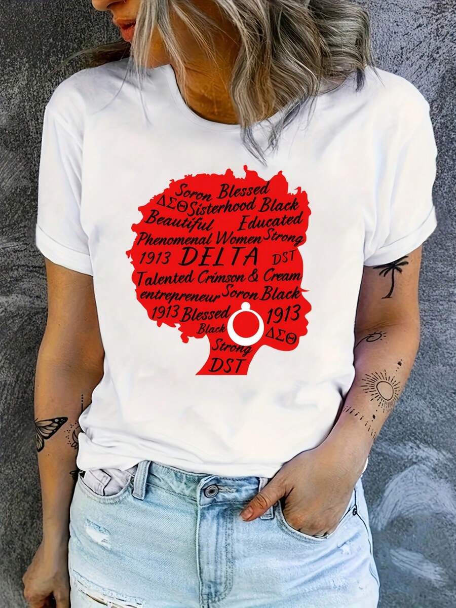 Cute Diamond-Embellished Bow With Golden Sparkling Christmas Bow - A Unique Gift For Her And Him.Printed Fashionable Casual Short-Sleeve Spring/Summer Fit Round Neck Women's T-Shirt