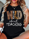 Women's T-Shirt, Exquisite Printed T-Shirt For Spring, Summer, And Fall, Fashionable And Versatile| Casual Style T-Shirt| Machine Washable For S, Daily Wear, And Parties
