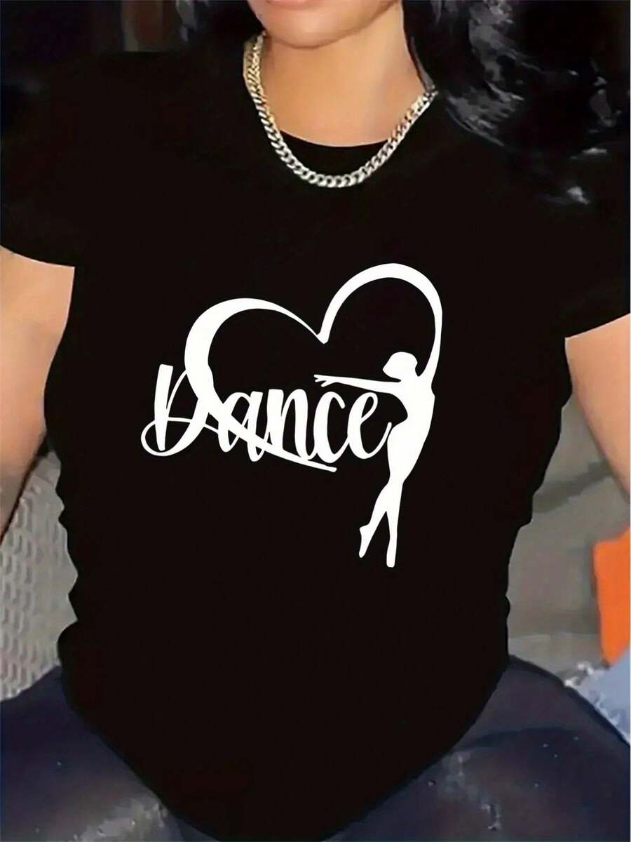 T-Shirt For Dance Enthusiasts| Lightweight And Durable, Ideal For Studio Practice, Features Comfortable Fit And Stylish Design, Perfect For Everyday Wear In Any Setting