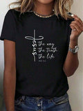 Christian Faith T-Shirt For Women & - Jesus Graphic Tees Women Crew Neck Short Sleeve Casual T-Shirt